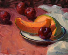 Cantaloupe and Plums
